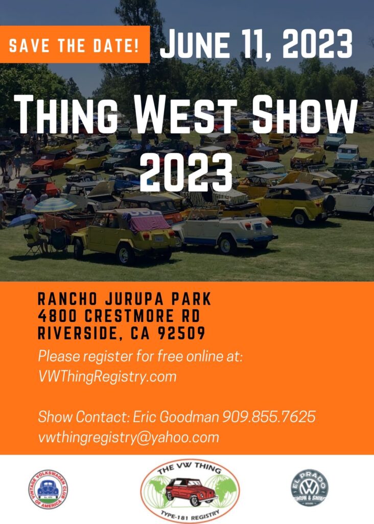 VW Thing West Show 2023